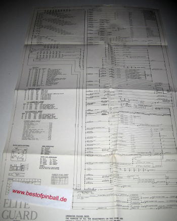 Elite Guard Schematics (Gottlieb) - zum Schließen ins Bild klicken